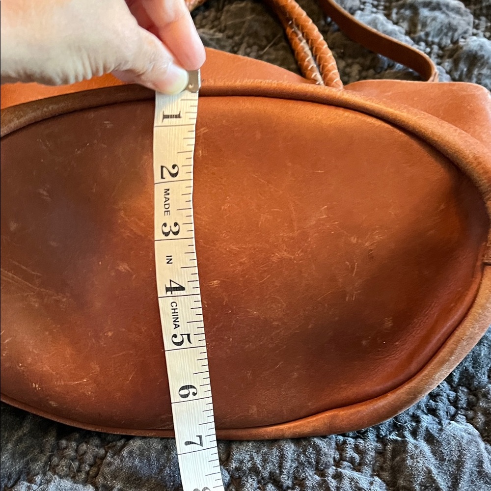 Madewell Tan Leather Tote with Tassels - Picture 7 of 12